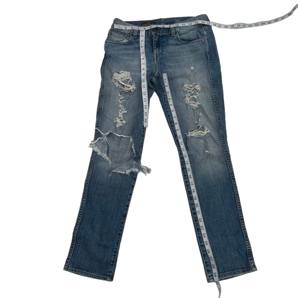 J. Crew Women's Vintage Straight Distressed Jeans Size 26 Regular - Picture 5 of 6